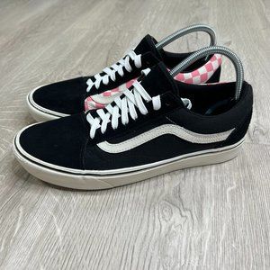 VANS Old Skool Mens 11 Shoes Black Pink Checkered Colorblock Sneaker Y2K Lace Up